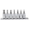 Draper Expert 16296 3/8" Sq. Dr. Hexagonal Socket Bit Set (7 Piece)