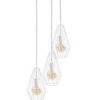 Lampa wisząca loftowa 3x E27 LEX WHITE