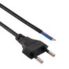 Kabel zasilający bez zakończenia Akyga AK-OT-04A CU 2x0.5mm² CEE 7/16 1.5 m