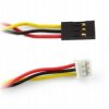 Kabel 3-żyłowy z wtykiem żeńskim JST PH2.0 na goldpin żeński, 10 cm