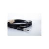 Cordial 14814 Jack Audio Cable Black PVC coating 0.50 m 6.3 mm stereo plug