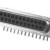TE Connectivity Złącze D-sub AMPLIMITE HD-20 9-pinowe 2.74 mm Pitch Złoty