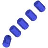 Eufab 17271 Valve dust cap set Blue Tyre Valve Dust Caps 5-piece
