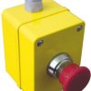 Kaseta z przyciskiem bezpieczeństwa przez obrót 1Z 1R żółta IP56 W0-KASETA KP1-S3