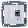 Sedna Gniazdo komputerowe pojedyncze RJ45 kat.5e FTP białe SDN4500121