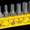 T4528 Bit Set Hexagon Tamperproof, 8 pcs