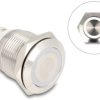 Delock 20977 20977 Przycisk 3 A 1 x wył/wł chwilowy biały (S x G) 30 mm x 25 mm IP65 1 szt. pudełko