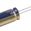 Kondensator 3300μF 16V dc Radialny, Otwór przelotowy Panasonic roztaw: 5mm 12.5 (Dia.) x 30mm