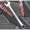 Vigor V6650 V6650 Zestaw kluczy płasko oczkowych Rozmiar klucza (metryczny) (tylko do tytułu) 8 - 19 mm