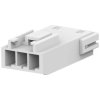 Socket housing, 3 pole, pitch 3.96 mm, straight, natural, 179464-1