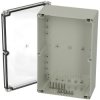 Fibox 7022841 PCT 16x25x09cm Enclosure, PC Clear transparent cover