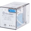Przekaźnik mocy 110V dc DPDT Finder 10A 1.3 W 9.4 kΩ Styk płytki drukowanej