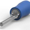 Insulated pin cable lug, 1.0-2.6 mm², AWG 16 to 14, 1.8 mm, blue, 165172
