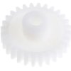 Koło zębate walcowe, moduł: 1, l.zębów: 28, śr. piasty: 11.7mm, śr. otworu: 5mm, POM