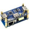 Waveshare PoE Ethernet / USB HUB HAT for Raspberry Pi Zero, 1x RJ45, 3x USB