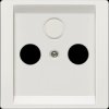 5TG1338 DELTA style, titanium white aerial cover plate, 68 x 68 mm