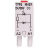 Moduł Sygnalizacyjny Ld (Diody: Led Czerwony + D) 24-60V Dc M42r Szary 854844