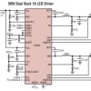 Dual 36V Synchronous 1.6A Buck LED Driver with IC