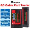 Tester kabla sieciowego LAN Network QC TOOLTOP ET605 - sprawdzanie par, przełączniki, błyskawiczny test zasilania POE, wytrzymał