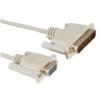 Roline Kabel Modemowy 9Pin. Żeńskie - 25Pin. Męski, 3 M