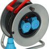 Bęben kablowy 25m 2 gniazda Szpula kablowa typ CEE 230 V-30 A CEE 230 V-30 A 230 V