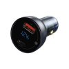 Baseus CCKX-C0G 65W szybka ładowarka samochodowa z gniazdem USB QC3.0 oraz USB-C PD 3.0 PPS