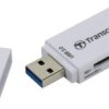 Transcend RDF5 SD / microSD Card Reader - USB 3.1 - Wit