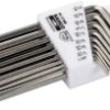 Bahco Zestaw kluczy trzpieniowych 1/16 cal, 5/64 cal, 3/32 cal, 7/64 cal, 1/8 cal, 9/64 cal, 5/32 cal, 3/16 cal, 7/32 ca