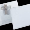 810119 Name tag, 54x90 mm, combination clip, pack of 50