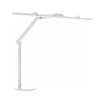 Lampa biurkowa LED z podstawą - profesjonalna z regulacją barwy i jasności - liniowa 72cm - 2 ramiona - 1380lm - biała - FDDL09