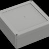 6U07151506119 Industrial housing, 149.9 x 149.9 x 60mm, IP66/IP68, light gray