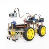 Zestaw startowy TSCINBUNY Inteligentny Samochód Robot do programowania Arduino,elektroniczny robot samochodowy 4WD,zestawy eduka