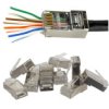 Wtyk Modularny Rj45 8P8c Kat.5E Ekranowany Ftp Drut Przelotowy Neku /Woreczek...