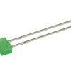 Dioda LED; L-13GD; 2mm; zielony; Światłość: 10mcd; 70°; zielona; dyfuzyjna; 2,2V; 25mA; 568nm; płaskie czoło; przewlekany (THT);