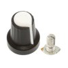 6mm Potentiometer Knob 15x17mm - White