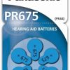Bateria do aparatów słuchowych PR675 / PR44 1,4V /blister 6szt./