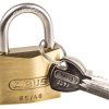 Kłódka odporna na warunki pogodowe średnica szekli: 6.5mm ABUS z kluczem W budynkach, na zewnątrz mosiężna Mosiądz