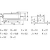 Wirewound resistor, 56 Ω, 25 W, ±5 %, RB25 5% 56R
