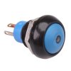 IPR3SAD1L0B APEM Blue LED Round Momentary NO Push Button Switch SPST IP67