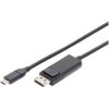 Digitus AK-300330-020-S USB-C HDMI Adapter Cable Black 2.00m Shielded