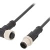 M12A05ML12AFRSB001 Kabel do czujników/automatyki 5PIN M12-M12 1m wtyk wtyk