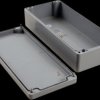 Polyester enclosure, (L x W x H) 361 x 160 x 90 mm, gray (RAL 7035), IP66, 1590ZGRP163
