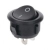 Włącznik Do Obudowy Kołyskowy Okrągły Czarny