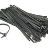 Opaska zaciskowa 200mm/4mm czarna PACZKA