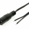 Przewód DC 0,25m z gniazdem 2,1x5,5 mm AWG20 2x0,5mm2 ESPE