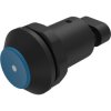 Outdoor switch, 1 pole, blue, illuminated (red), 3 A/240 V, 30 mm, IP67, 09-RS.1203.6022.M000