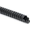Corrugated hose, inside Ø 10 mm, outside Ø 13 mm, BR 25 mm, PA, black, 166-11202