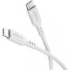 Kabel silikonowy USB-C, 1,5 m, biały miękki i...