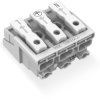 Mains connection terminal, 3 pole, 0.5-2.5 mm², clamping points: 15, white, push-in wire connection, 24 A, 294-5013