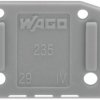End plate for feed through terminal, 235-300